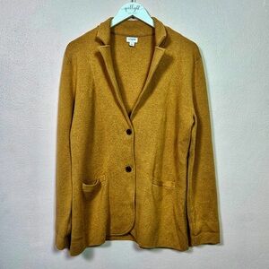 J. Crew Women's Tan Blazer Jacket Size L